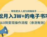 狂赚计划:轻松月入3W+的电子书项目,从0到变现操作流程,亲测有效-新手副业项目