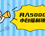 搏金汇小白福利网赚项目,长久稳定月入5000-新手副业项目