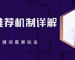 B站推荐机制详解，利用推荐系统反哺自身，视频关键词霸屏玩法（共2节视频）-新手副业项目