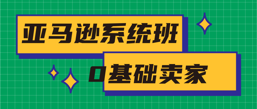 亚马逊系统班，专为0基础卖家量身打造，亚马逊运营流程与架构-新手副业项目