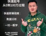 杰妮传媒·抖音快速起号核心实操课：教你新号快速起号，从0到100万过程-新手副业项目