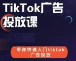 跨境B哥tiktok广告投放课，带你快速入门tiktok广告投放价值1680元-新手副业项目