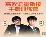 高效流量承接主播训练营：快速提升主播能力,实现100万销售直播间-新手副业项目