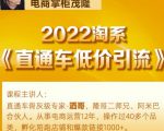 茂隆2022直通车低价引流玩法，教大家如何低投入高回报的直通车玩法-新手副业项目