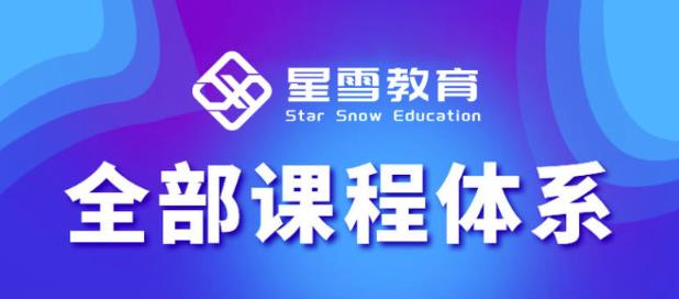 星雪教育淘系高级班，更全的运营提升方案，零基础由浅入深，店铺最新玩法-新手副业项目