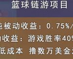 国外区块链篮球游戏项目，前期加入秒回本，被动收益日0.75%，撸数万美金-新手副业项目
