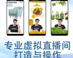 个人虚拟直播间的搭建与操作，专业虚拟直播间的打造与操作-新手副业项目