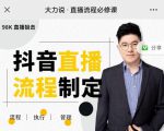 大力说·直播流程必修课，善用流程管理直播间，让工作更合规更高效-新手副业项目