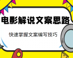 电影解说文案思路课，让你快速掌握文案编写的技巧（3节视频课程）-新手副业项目