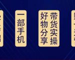 好物分享高阶实操课:0基础一部手机做好好物分享带货(24节课)-新手副业项目
