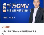 揭秘千万GMV抖音直播间的管理技巧，学会管理自己的主播，轻松掌控主播情绪-新手副业项目
