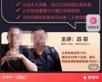 最新淘系引力魔方低价引流课程，小成本大流量，低价引流快速拉新收割-新手副业项目