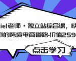Daniel老师·独立站综合课，快速开启你的跨境电商道路-价值2599元-新手副业项目
