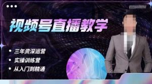 杨sir·视频号直播运营教学,视频号直播流量的底层逻辑,解决直播间没流量,不开单的窘境-新手副业项目