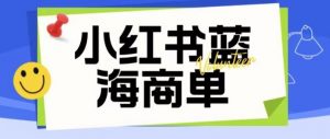 价值2980的小红书商单项目暴力起号玩法，一单收益200-300（可批量放大）-新手副业项目