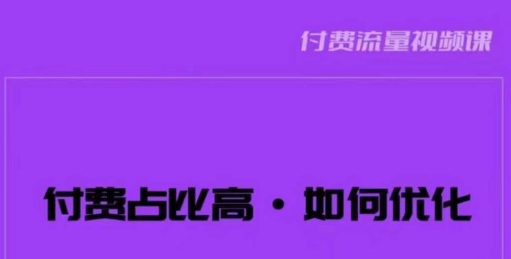 波波-付费占比高，如何优化？只讲方法，不说废话，高效解决问题！-新手副业项目