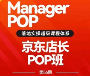 搜索书生POP店长私家班培训录播课56期7月课,京东搜推与爆款打造技巧,站内外广告高ROI投放打法-新手副业项目
