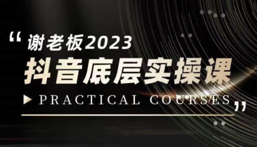 蟹老板·2023抖音底层实操课,打造短视频的底层认知-新手副业项目