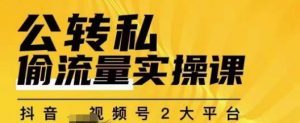 群响公转私偷流量实操课，致力于拥有更多自持，持续，稳定，精准的私域流量！-新手副业项目