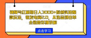 视频号红利期日入3000+原创实拍爆款玩法，银发电商2.0，从选品到出单全链路详细讲解【揭秘】-新手副业项目