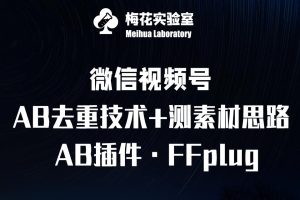 视频号连怼玩法-FFplug玩法AB插件使用+测素材教程-梅花实验室社群专享课-新手副业项目