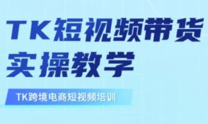 东南亚TikTok短视频带货，TK短视频带货实操教学-新手副业项目