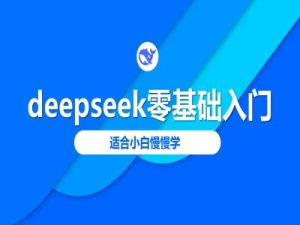 deepseek零基础入门-deepseek教程2025，适合小白慢慢学-新手副业项目