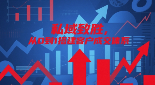 私域致胜，从0到1搭建客户成交体系-新手副业项目