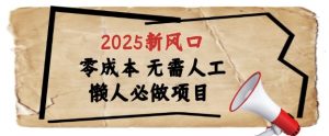2025新风口，懒人必做项目，浏览器全自动掘金【揭秘】-新手副业项目