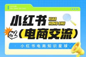 红薯电商知识星球，小红书电商交流-新手副业项目