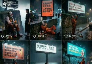 一条视频竟然15W赞！用AI制作小丑自嘲扎心文案视频，当下非常火爆的短视频流量神器-新手副业项目