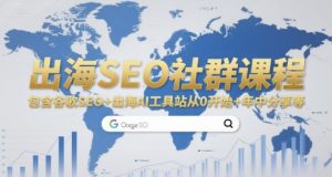 出海SEO社群课程,包含谷歌SEO+出海AI工具站从0开始+年中分享等-新手副业项目