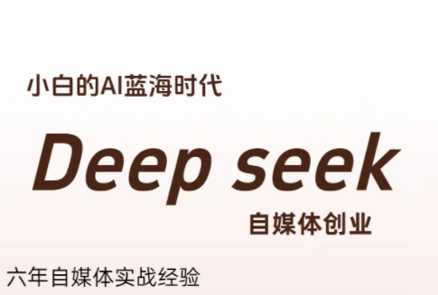 图片[1]-冰冰老师·普通人如何利用Deepseek创业-新手副业项目