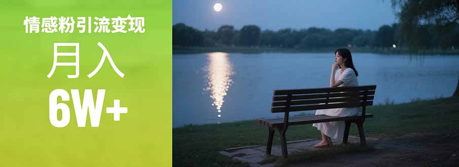 情感粉引流变现实操课：单月变现6w+，情感粉引流变现实操课-新手副业项目
