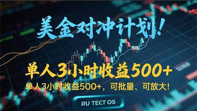 长久稳定的撸美金项目，平均3小时收入 500+，可公司实地考察实地操作！-新手副业项目