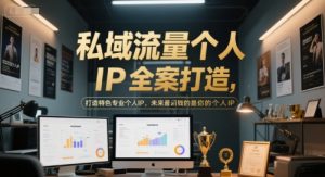 私域流量个人IP全案打造，打造特色专业个人IP，未来最值钱的是你的个人IP-新手副业项目